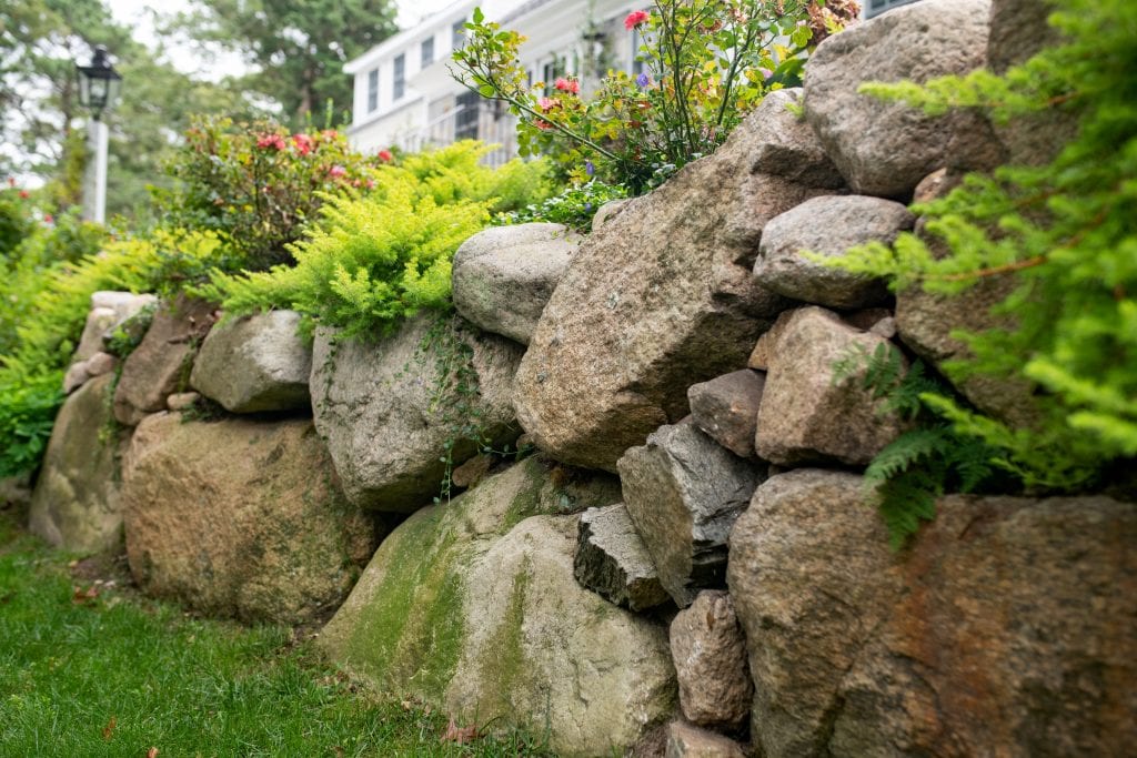 backyard stones
